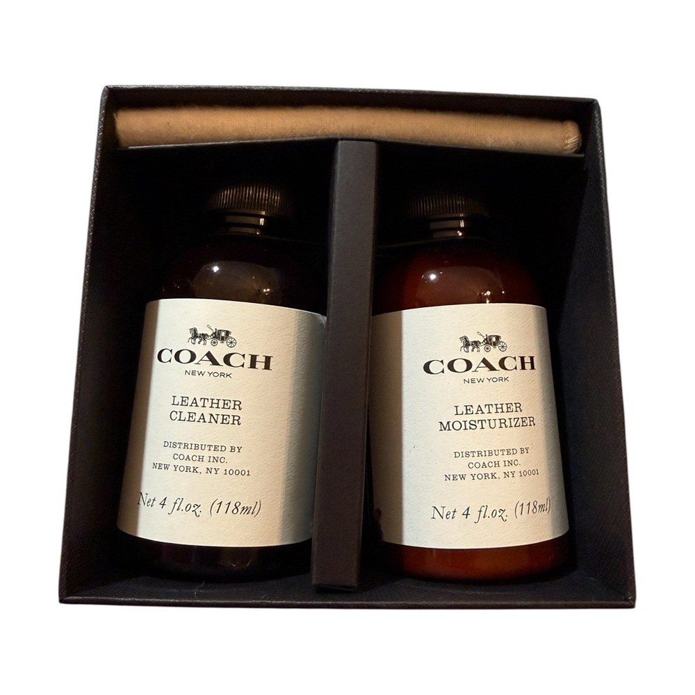 Coach Black Branded Gift Box with White Logo - Picture 7 of 8